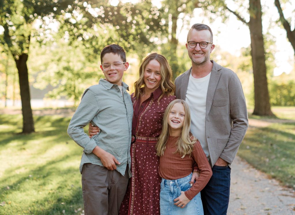 picture of the Harrison family